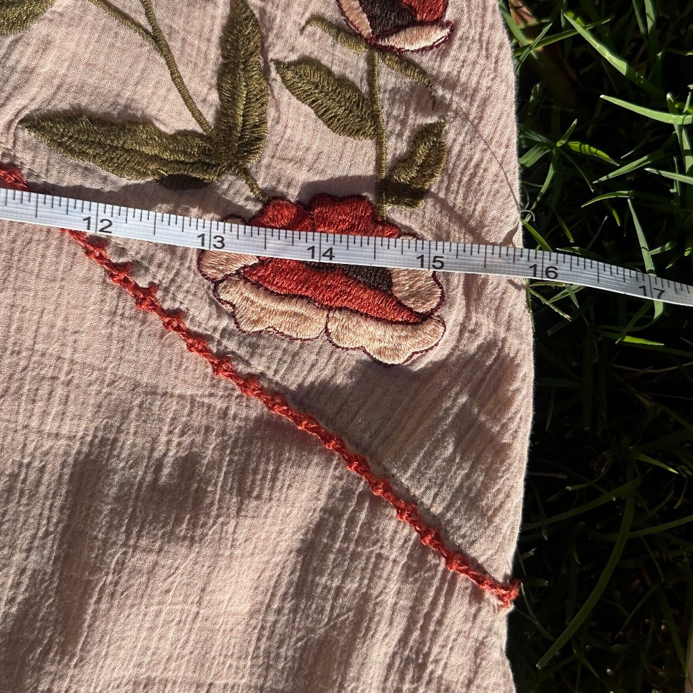 Chasing Unicorns Peach Embroidered Dress - Picture 8 of 11